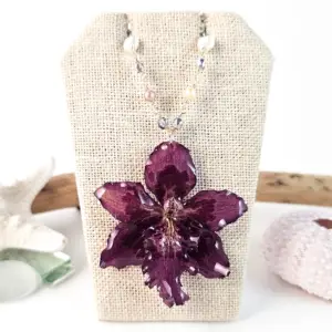 Orchid necklace-Meridian