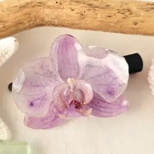 Orchid hairclip-Gracelyn