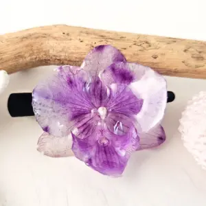 Orchid hairclip-Nadira