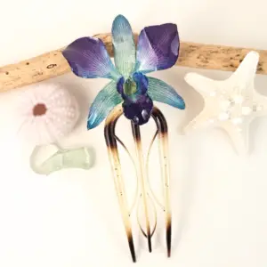 Orchid hairpick-Abalone