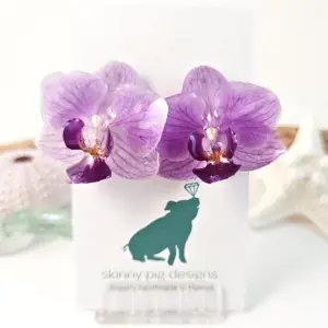 Orchid earrings-Posy