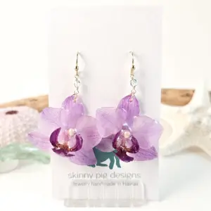 Orchid earrings-Jacinta