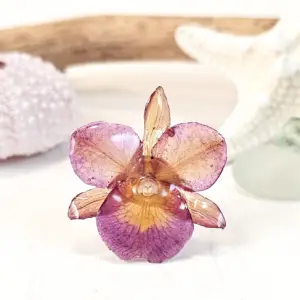 Orchid ring-Ruby